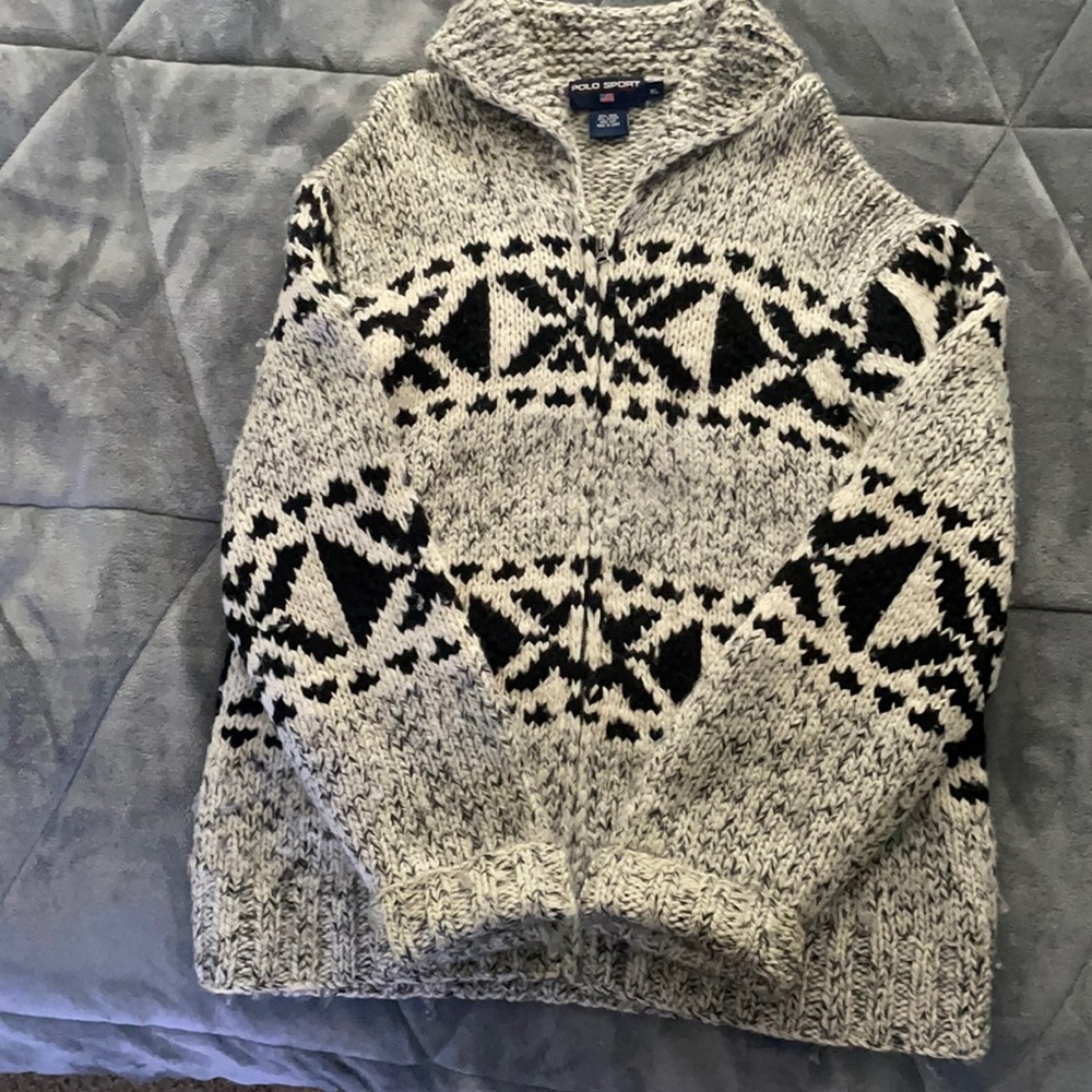 Polo Ralph Lauren Alpaca wool zip up sweater